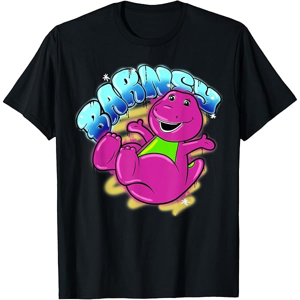 Amazon.com: Barney - Vintage 90s Purple Dinosaur Character Collage