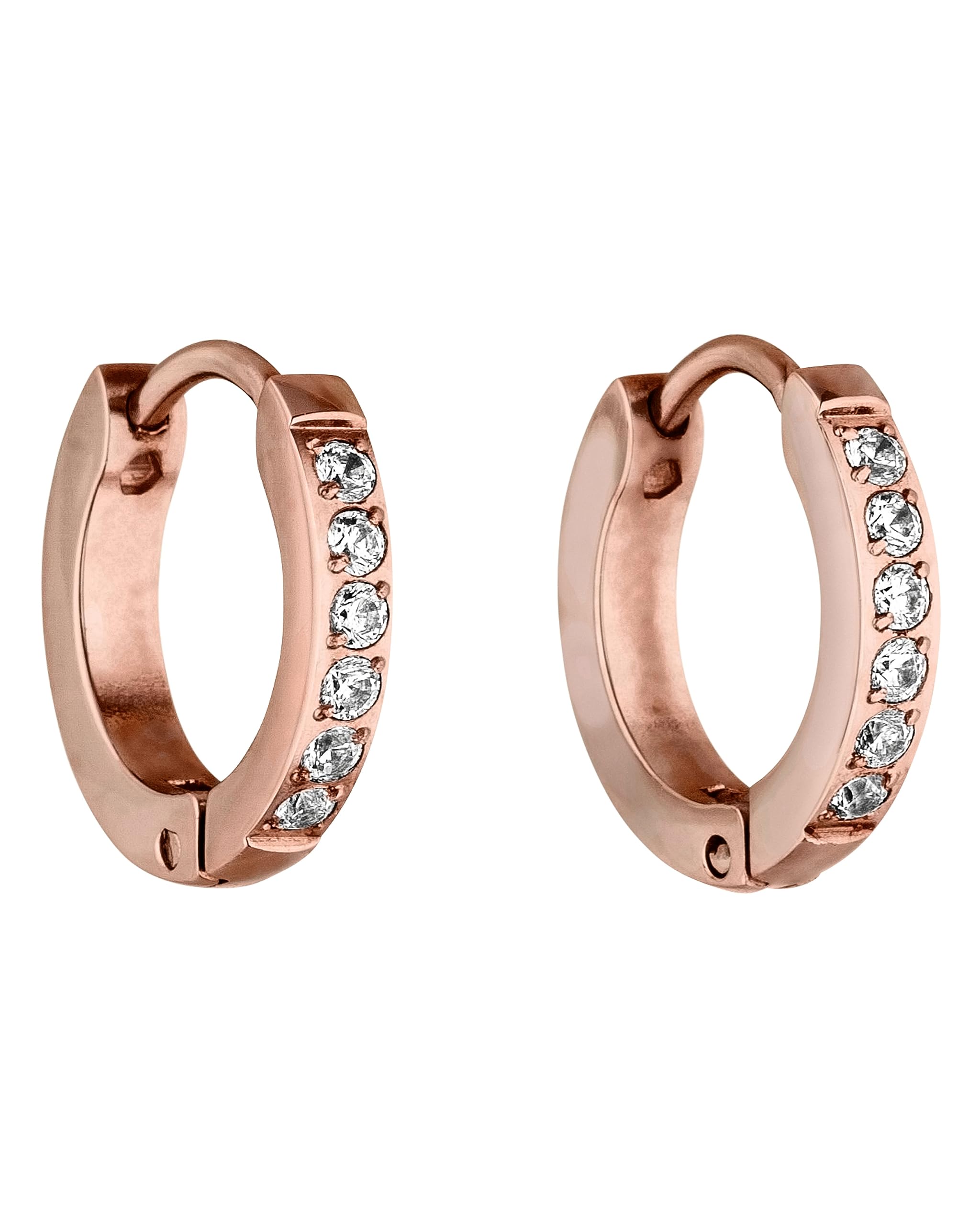 Purelei Kaimana Earrings - Women's Earrings Made of Durable Stainless Steel - Waterproof Earrings Women - Fashion Jewellery for Your Individual Look, 1,4 cm, Stainless Steel