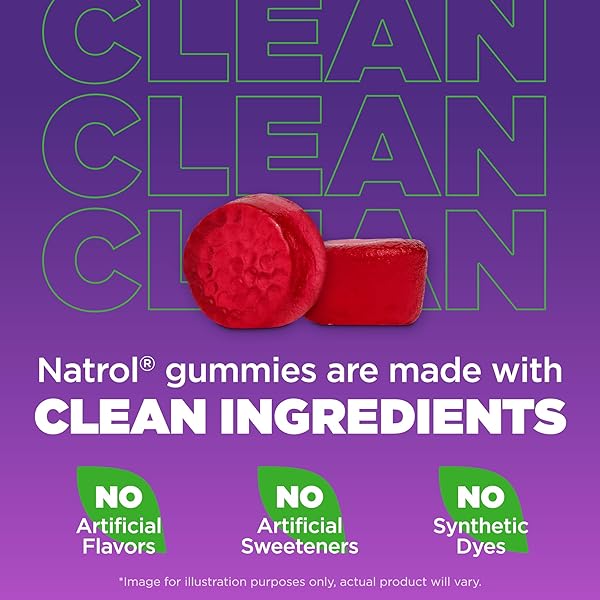 NATROL KIDS MELATONIN GUMMIES 1MG, CHILDREN’S MELATONIN FOR RESTFUL SLEEP, 90 RASPBERRY-FLAVORED SLEEP GUMMIES, 90 DAY SUPPLY