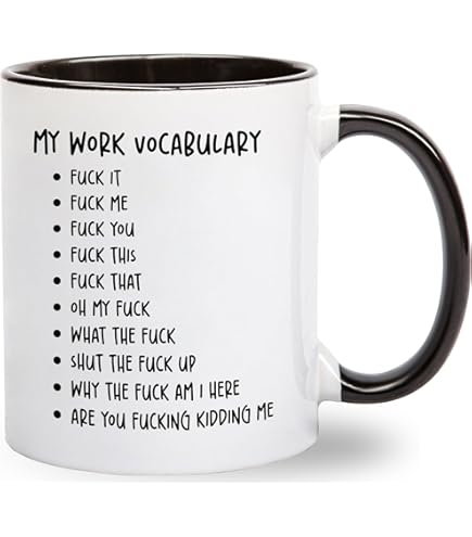21 brutally honest coffee mugs plates notNeutral x Edward Gorey Lino Mug, 