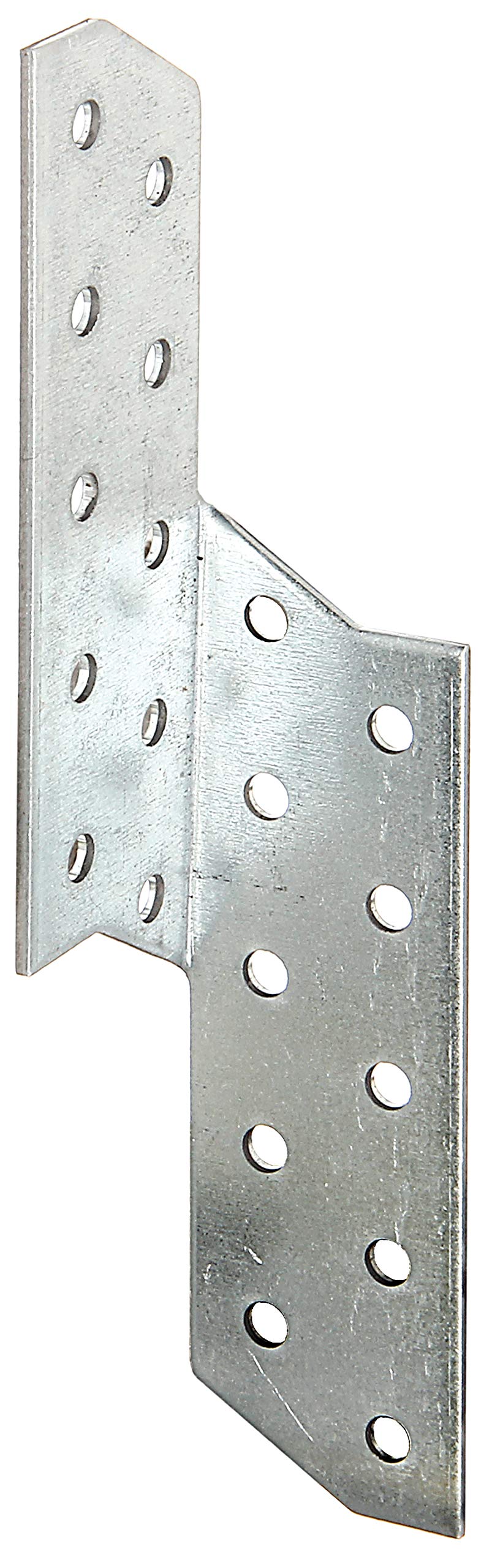 GAH-Alberts 330941 Rafter Purlin Anchors Right and Left Sendzimir Galvanised 2.0 mm Material Strength Hole Diameter 5.0 mm 32 x 32 x 170 mm Pack of 12
