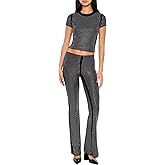 Forever 21 Womens Contour Sculpt Rhinestone Pants