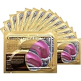 Jakuva Under Eye Patches 30 Pairs Collagen Eye Masks Eye Patches for Dark Circles and Puffy Eyes, Reduce Wrinkles, Gel Eye Mask Skincare for Moisturizing, Eye Bags Treatment, Pink