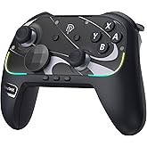 EasySMX S10 Elite Wireless Controller for Switch 2 with One-Key Wake-Up, Hall Effect Anti-Drift Joysticks, Programmable Buttons, HD Rumble, Motion Control and NFC, Multi-platform Controllers