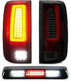 OKLPF Ford F150 Tail Lights 2004-2008 - Red LED Assembly Driver & Passenger Side Set