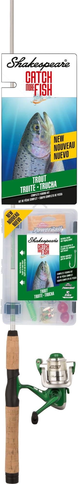 Shakespeare catch more fish trout Clearance