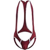 4UFIT Men's Mesh Jockstrap Leotard Underwear Jumpsuits Wrestling Singlet Bodysuit