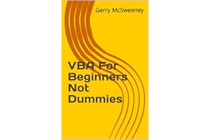 VBA For Beginners Not Dummies