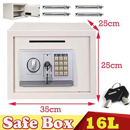 16l Electronic Digital Safe Box For Home Office Hotel Security