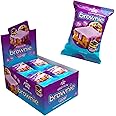 Prime Bites Protein Brownie from Alpha Prime Supplements | High Protein, Collagen Fortified Low Sugar Treat | Delicious Snack | 12 Bars per Box (Blueberry Cobbler)