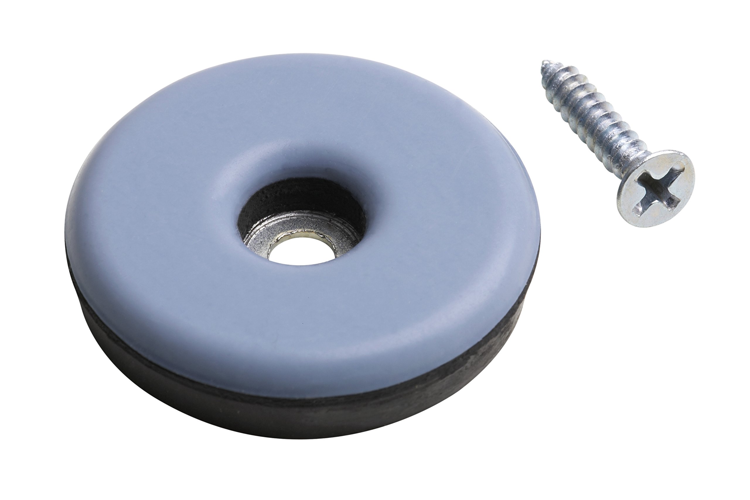 Meister Easyglider with Screw Diameter 38 MM, Set of 4, Grey, 645916