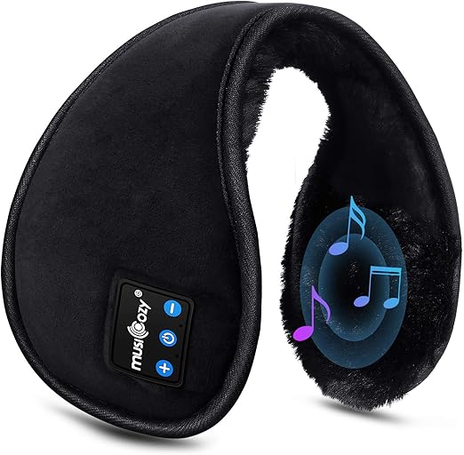 Bluetooth Ear Warmers Ear Muffs LCdolida Earmuffs Builtin HD Speakers