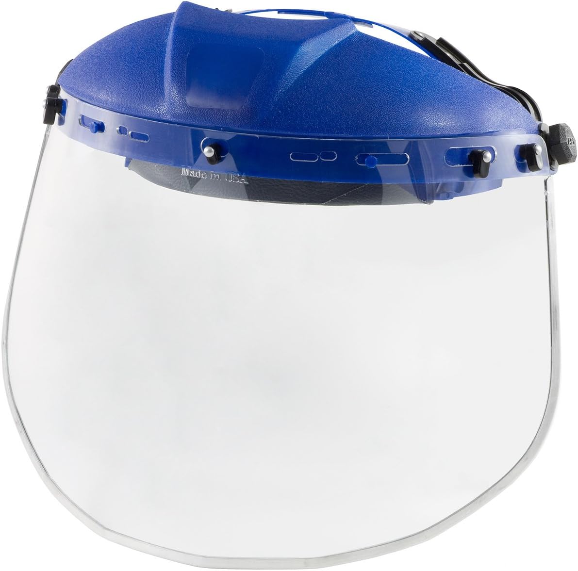 PIP 251-01-7214 Clear PETG (Polyethylene Terephthalate Glycol) Safety Visor Face Shield with Aluminum Binding, Large