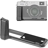 Haoge Handle Hand Grip for Fujifilm Fuji X100VI Camera L-Shape Grip HG-XVIB fit Arca Swiss Kirk RRS Quick Release Plate Camera Benro Bracket