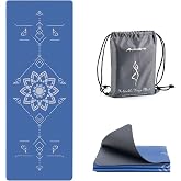 Avoalre Yoga Mat Foldable - Textured Non Slip Exercise Mat -Travel Lightweight Hot Yoga Mat with Carry Bag for Pilates &amp; Home Workouts (72"L x 24"W x 3mm Thick)