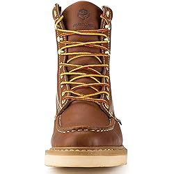 SUREWAY Mens 8 in Wedge Moc Soft/Steel Toe Work