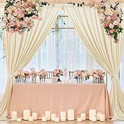 30ftx10ft Champagne Backdrop Drapes for Party, Not