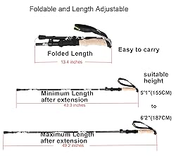 A ALAFEN Lightweight Collapsible Trekking Pole