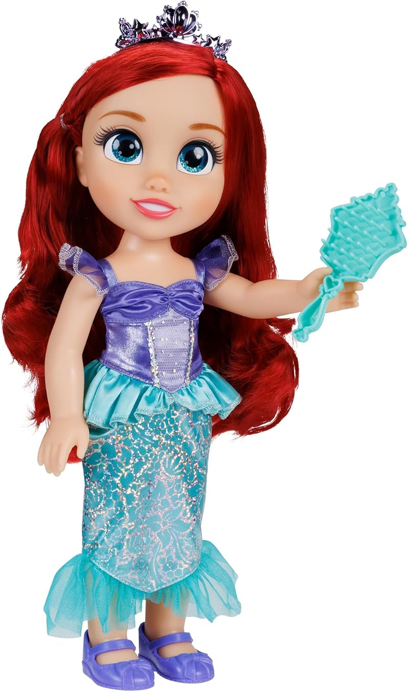 Disney Princess Ariel Doll 14in 35cm with Dress Tiara Shoes Brush
