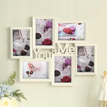 Reelva Photo Frame Multi Collage Picture Aperture Wedding Picture Wall Photo Frame You Me White 6photo Amazon Co Uk Home Kitchen Reelva Photo Frame Multi Collage Picture Aperture Wedding Picture Wall Photo Frame You Me White 6photo Amazon Co Uk Home Kitchen