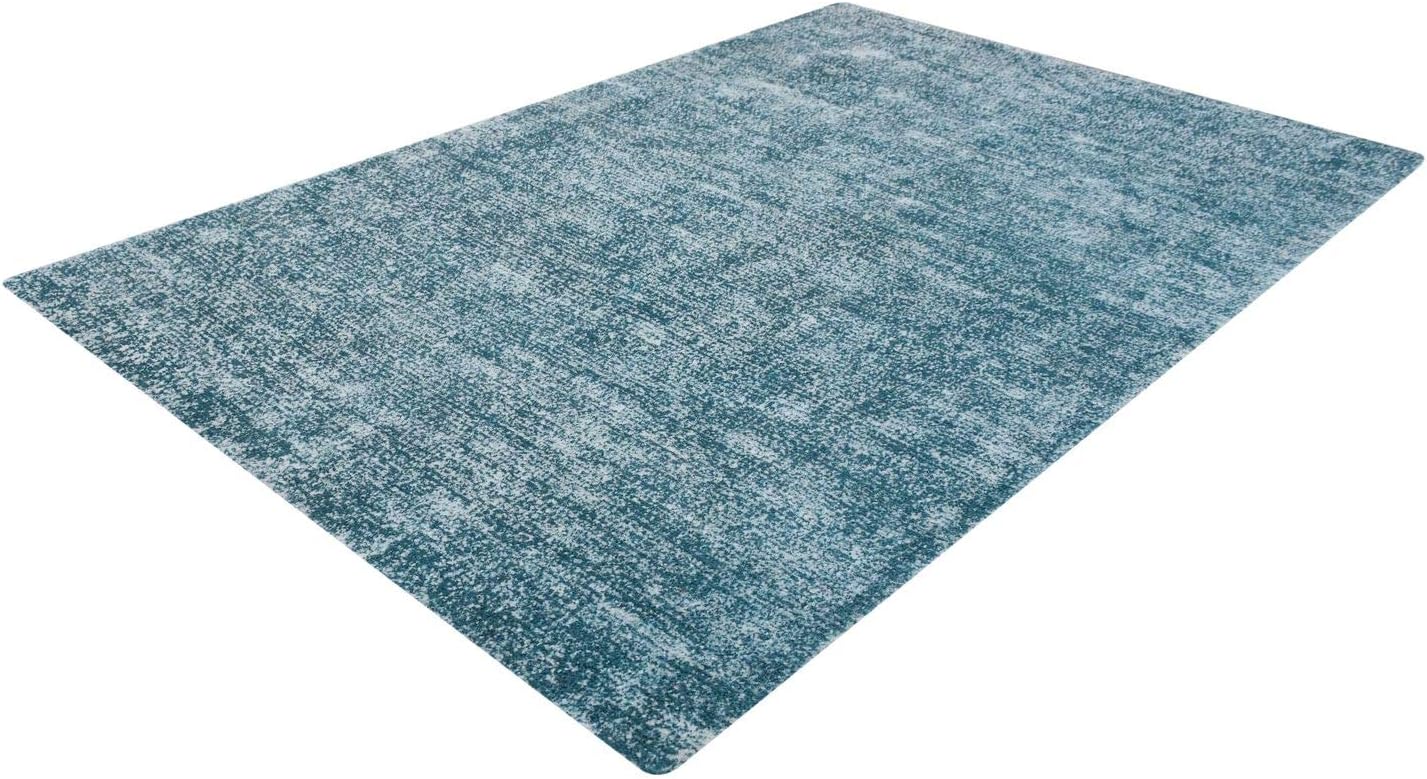 One Couture Carpet Vintage Design Used Look Modern Handmade Blue, 120cm x 170cm