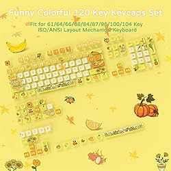 120 Key PBT Pudding Keycap Set ASA Profile with