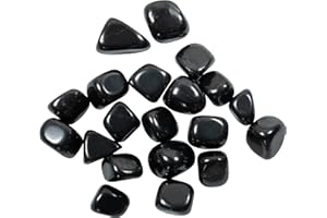 The Chrysalis Stone | Tumbled Stones | Shungite | Small | 1/4 LB | Bulk Crystals, Healing Stones, Spiritual Gifts for Women, Reiki, Chakra, Witchcraft, Yoga, Meditation Accessories