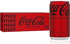 Coca-Cola Coke Zero Sugar Diet Soda Soft Drink, 7.5 fl oz, 10 Pack