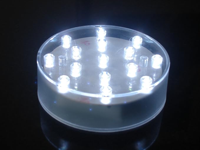 10 Led Light Bases With 15 Bright White Lights Vase Uplight