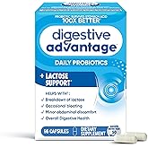 Digestive Advantage Lactose Defense Capsules (96 Count In A Box), Helps Breaks Down Lactose and Defend Against Digestive Upset, Supports Digestive and Immune Health, CFUs