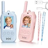 AnKangEra Video Walkie Talkies for Kids 2 Pack - WiFi No Internet Needed, 500m Range, Voice Changer & Picture-in-Picture, Rechargeable Kids Walkie Talkies for Indoor/Outdoor, Best Gift for Boys Girls