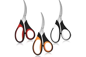 3 Pairs of Kitchen Seafood Scissors for Crab Legs, Lobster Shell Cracker, Lobster Shrimp Crayfish Crawfish Scissors Fish Scis