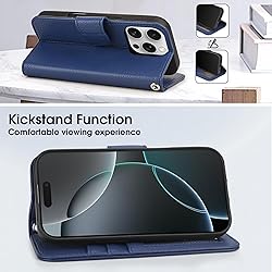 Arae Compatible with iPhone 16 Pro Case Wallet with