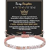 VOHIVI Teens Boys Gift Ideas: Morse Code 'I LOVE YOU' Bracelet for Son - Adjustable, Handmade Christmas Stocking Stuffers, Valentines, Easter Basket, Graduation Gifts