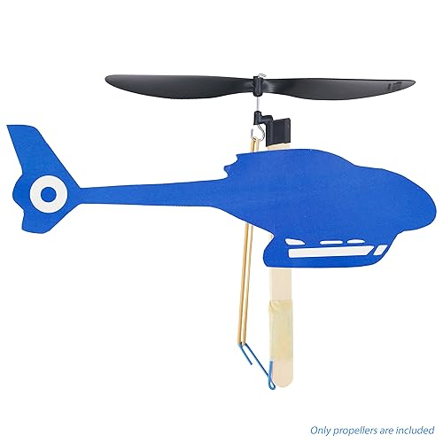 Rubber Band Model Helicopters To Build Wind Up Toys Toyvian 10pcs