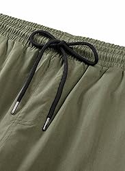 JMIERR Work Pants for Men Stretch Elastic Waist