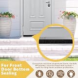 Retsun 2x Door Brush Seal 53x880mm Silver Aluminium Draught Dustproof view 3