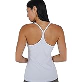 Yogalicious Ultra Soft Lightweight Camisole Tank Top with Built-in Support Bra
