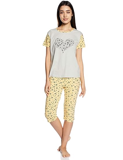 Women's Set (228-CC1_Yellow_Medium)