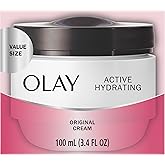 Olay Active Hydrating Cream, Face Moisturizer, 3.4 fl oz