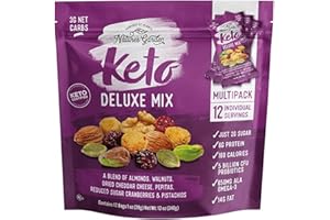Nature's Garden Keto Deluxe Mix Delicious & Fresh Flavor Natural Friendly - Perfect Breakfast, 12 Ounce(1 Ounce x 12 Count)