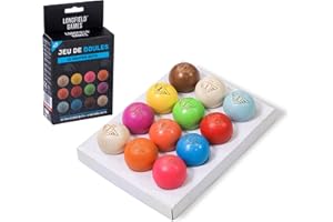 Engelhart Ball Objective Petanque Ø 30 mm – Official Competition Standard – Professional Wooden Bowling – 6/12 / 24 Units – C