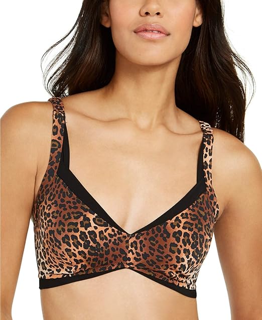 INC International Concepts - Bralette triangular con estampado de
