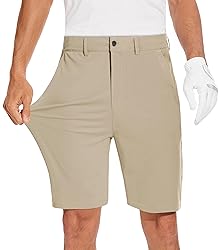JWM Mens 9" Stretch Golf Shorts - Lightweight