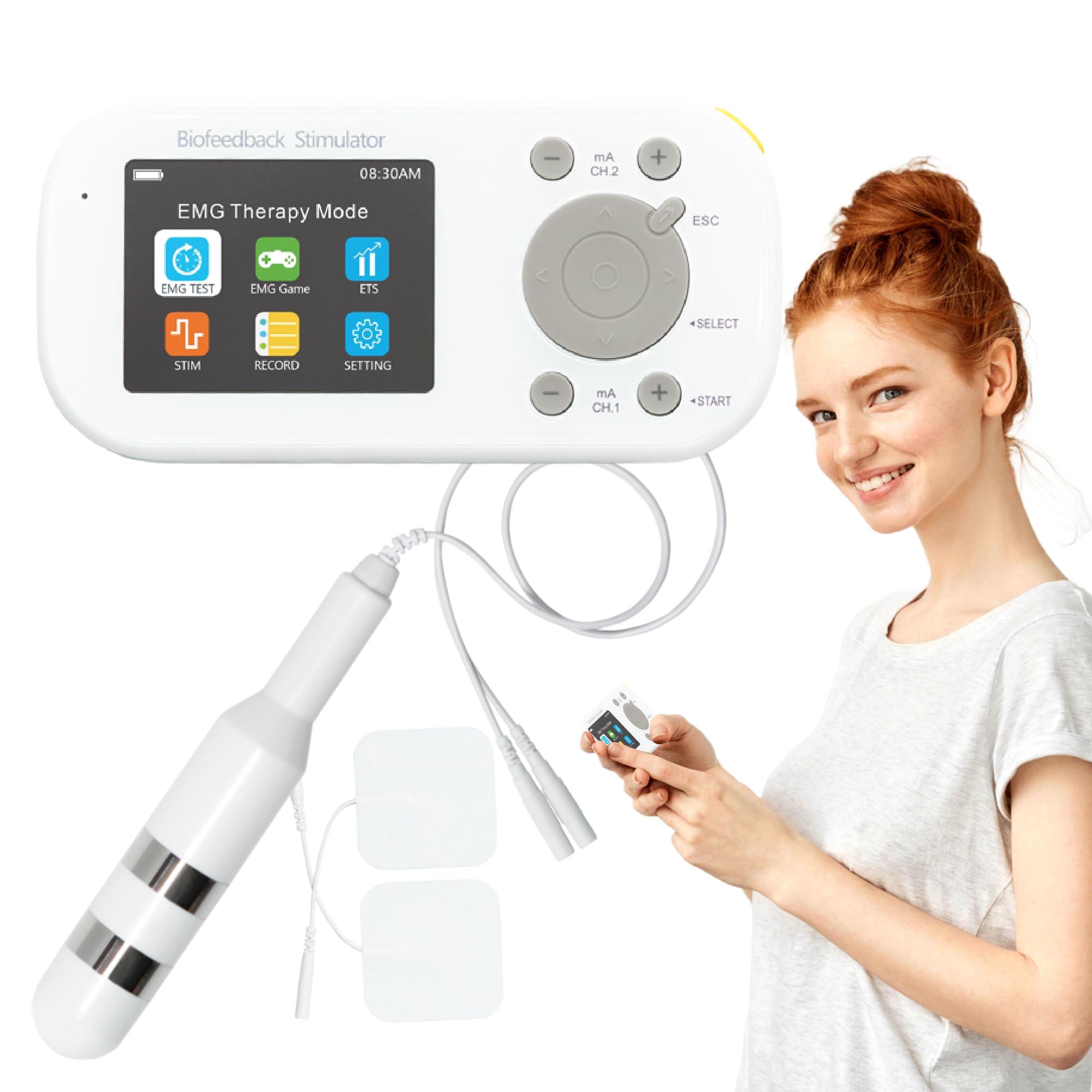 K-fit Kegel Toner Plus Biofeedback Pelvic Floor Exercise Device for  Toning and Strengthening, Incontinence