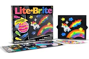 Lite Brite Classic, Favorite Retro Toy - Create Art with Light, STEM, Educational Learning, Holiday, Birthday, Gift, Boys, Ki