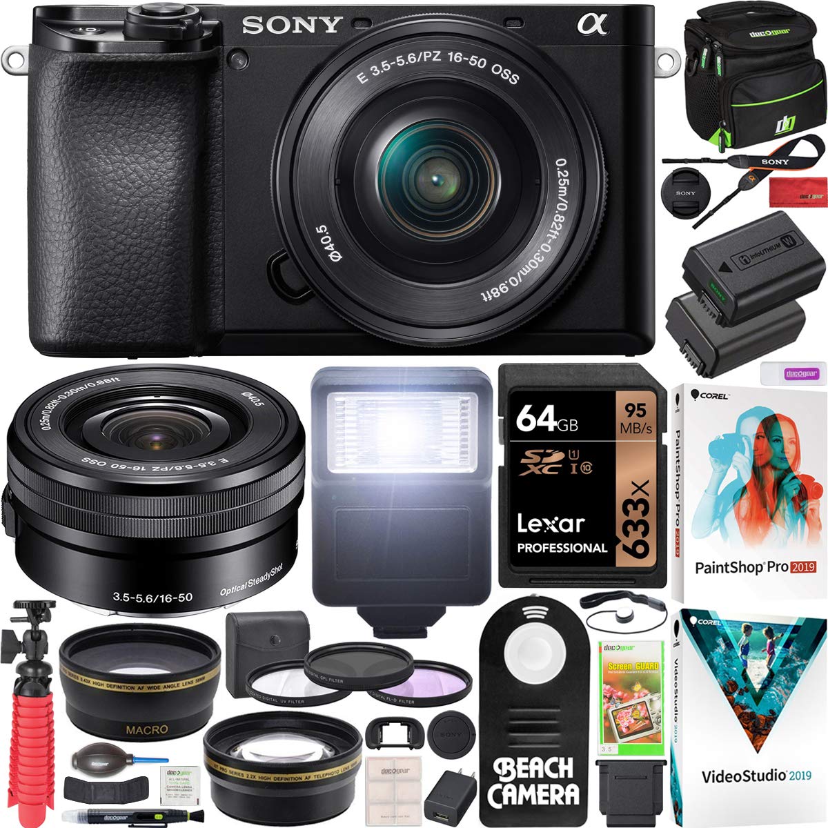 Sony a6100 Mirrorless Camera 4K APS-C ILCE-6100YB