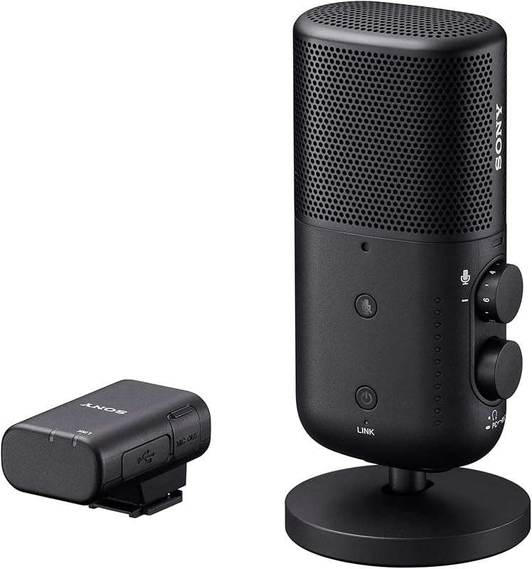 Microfone sem fios ECM-S1 para streaming
