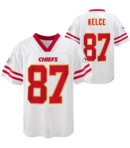 Amazon.com: Travis Kelce Kansas City Chiefs #87 Red Youth Home