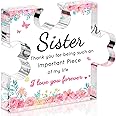 Mothers Day Gifts for Sister, Sister Birthday Gifts, Sister Mothers Day Gift Ideas - Acrylic Puzzle Piece Plaque Sister Gifts 4.7 × 3.8 × 0.6 inch, Sister Gifts from Sister, Best Sister Ever Gifts